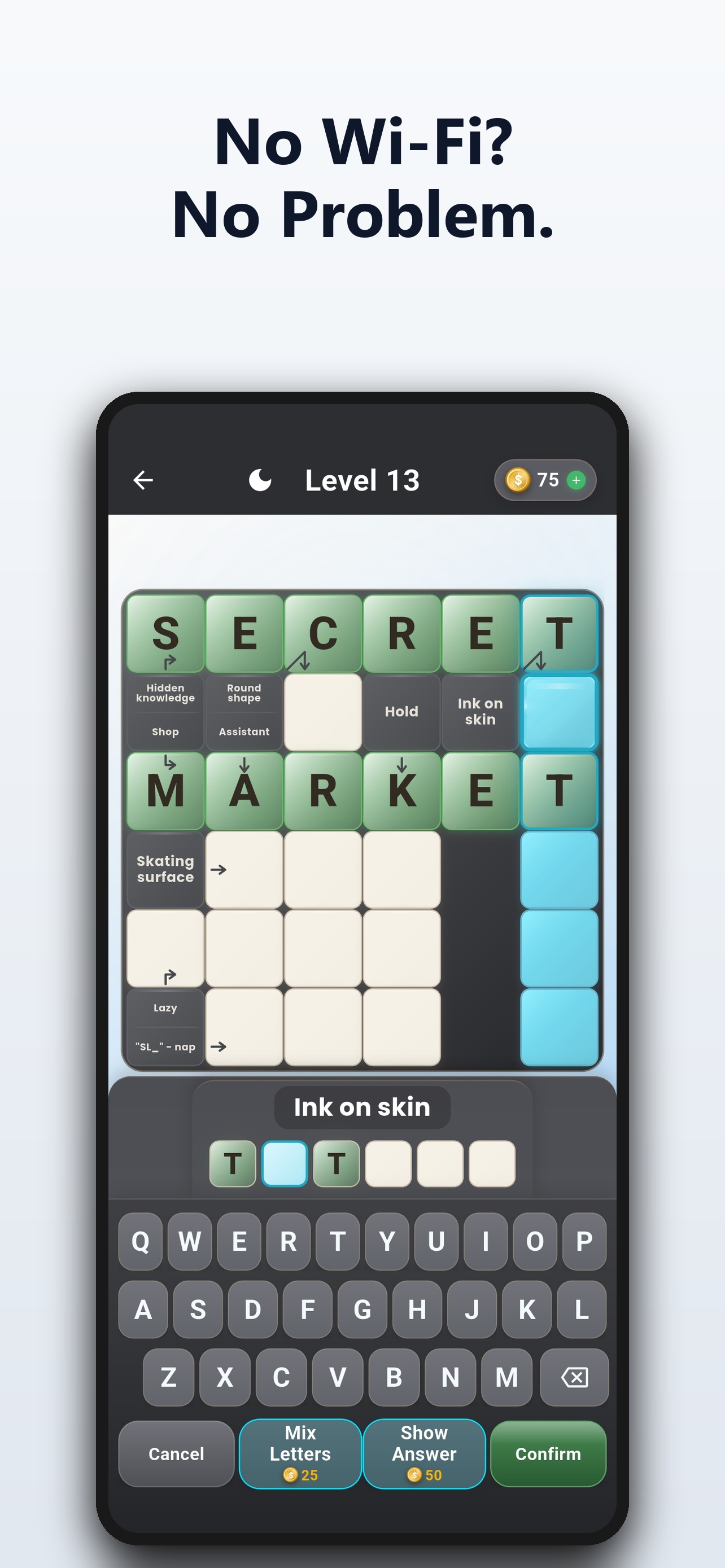 Crossword English offline play