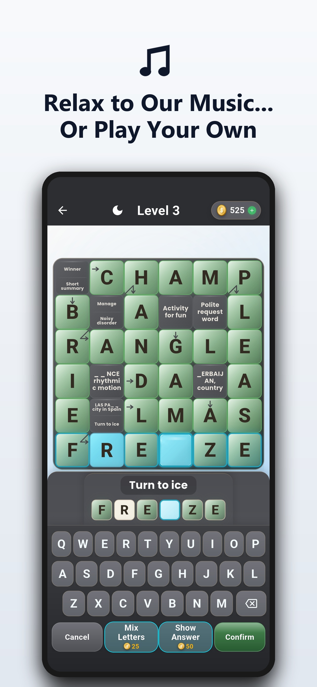 Crossword English music feature